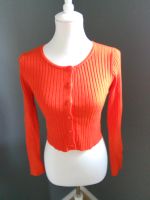 Kurze Strickjacke, Cardigan, orange Hessen - Braunfels Vorschau