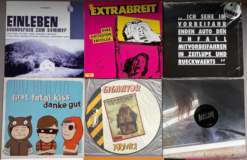 30 LP Deutsch,Punk,Alternative,Emo,HardCore Sammlung Vinyl no CD in Lebach