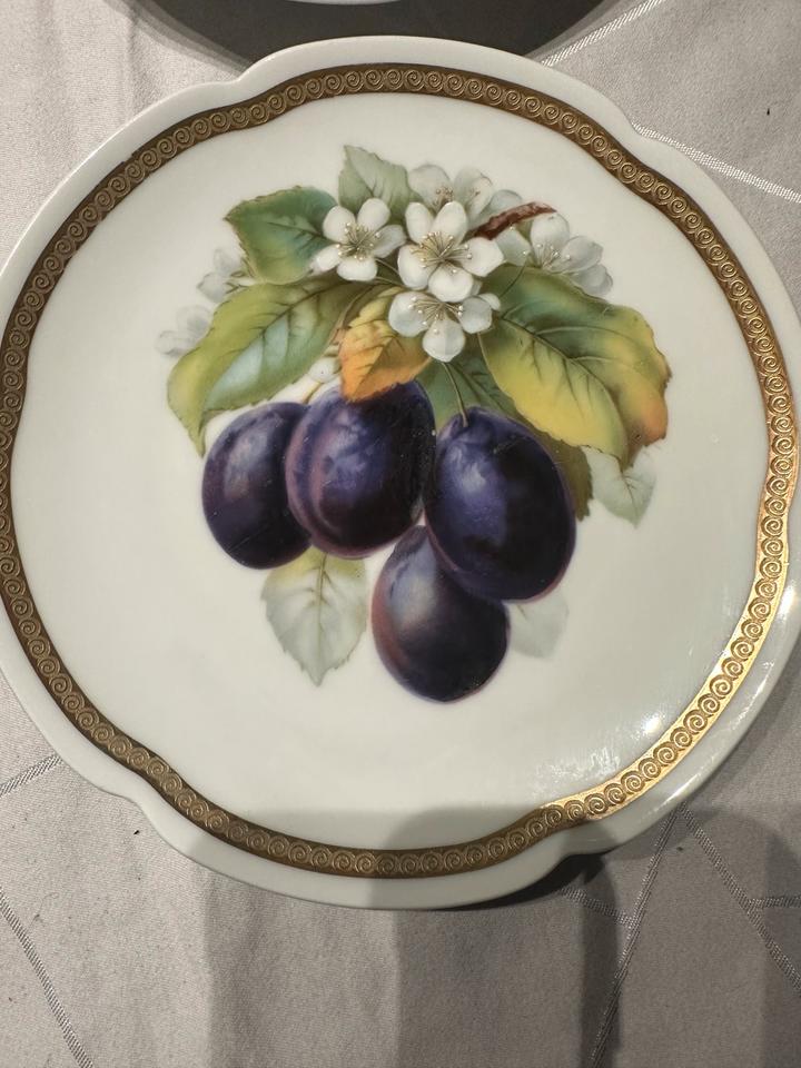 Porzellan Sammler Teller, PT Bavaria Tirschenreuth,  Obstmotiv in München