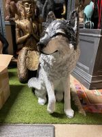 Großer Wolf Dekoration Hundefigur Gartenfigur Rheinland-Pfalz - Waldbreitbach Vorschau