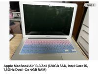 MacBook Air 13,3 Zoll Hessen - Weilmünster Vorschau