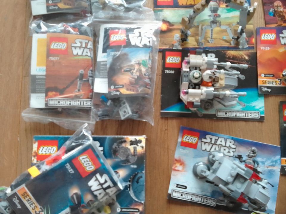 viele Lego Star Wars Micro Fighters  Modell 75034   75037 in Fehmarn