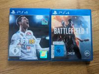 PS4 Spiele Fifa18 Battlefield 1 Playstation 4 Leipzig - Altlindenau Vorschau