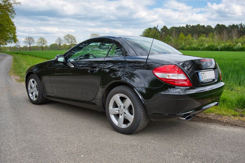 Mercedes Benz SLK200 Kompressor, AIRSCARF und Windschott in Mettingen