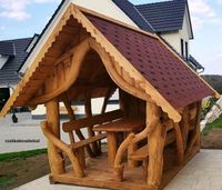 Baumstamm Pavillon - Gartenhütte inkl. Lieferung und Aufbau. Thüringen - Erfurt Vorschau