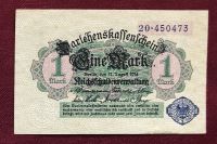 Banknote, Geldschein: 1 Mark vom 12.8.1914 Darlehenskasse Bayern - Kronach Vorschau