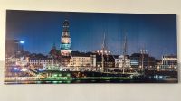 Wandbild, Leinwand Unikat Hamburg Elbe Michel Eimsbüttel - Hamburg Stellingen Vorschau