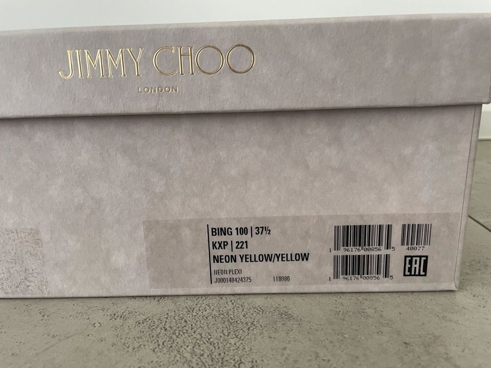 Jimmy Choo Pumps Bing 100 neon yellow neu 37,5 in Metzingen