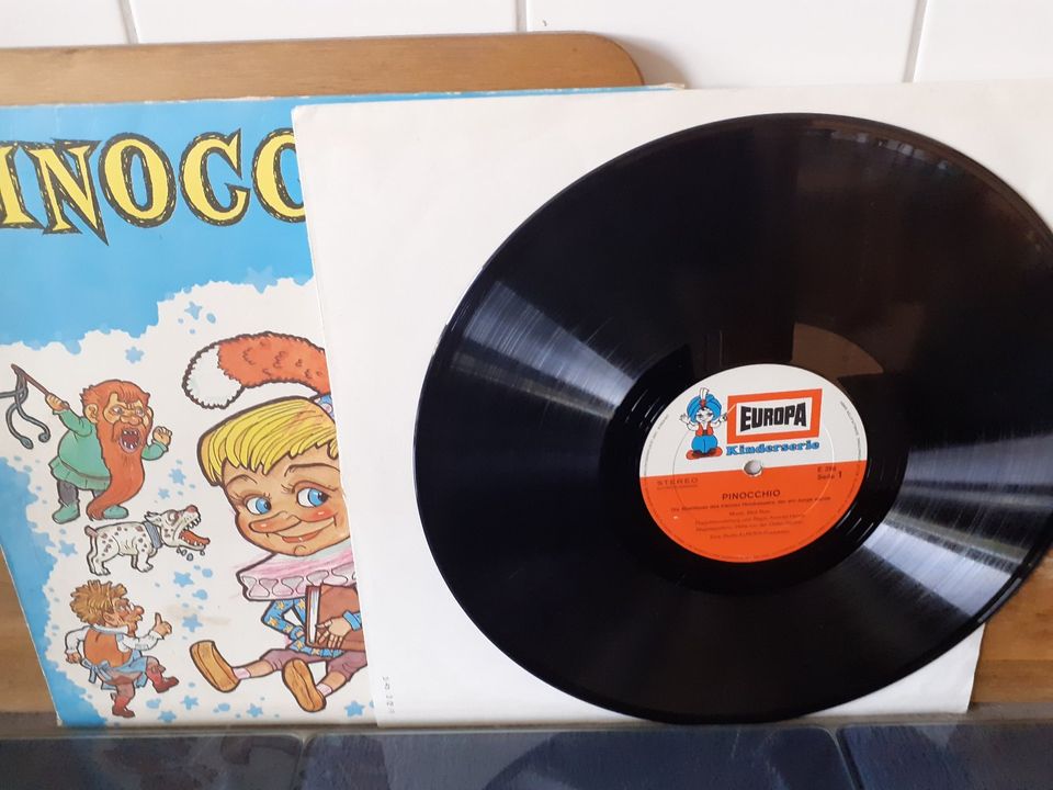 LP Pinocchio Hörspiel nach Carlo Collodi's Europa Kinderserie in Schorndorf