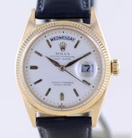 Rolex Uhr DayDate 18K Gelbgold white Dial Full-Set Klassiker 1961 Nordrhein-Westfalen - Langenfeld Vorschau