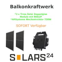 Balkonkraftwerk 870Wp - Trina Doppelglas + APSystems Sachsen - Rötha Vorschau