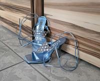 Wie neu! MLG'S High Heels Pumps mit Schnürung ~ Gr. 36 ~ hellblau Bayern - Velden Vorschau