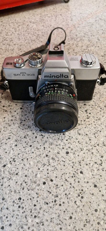 Minolta SR T 303/ Philips 310CTB/50mm/ 35mm in Flintbek