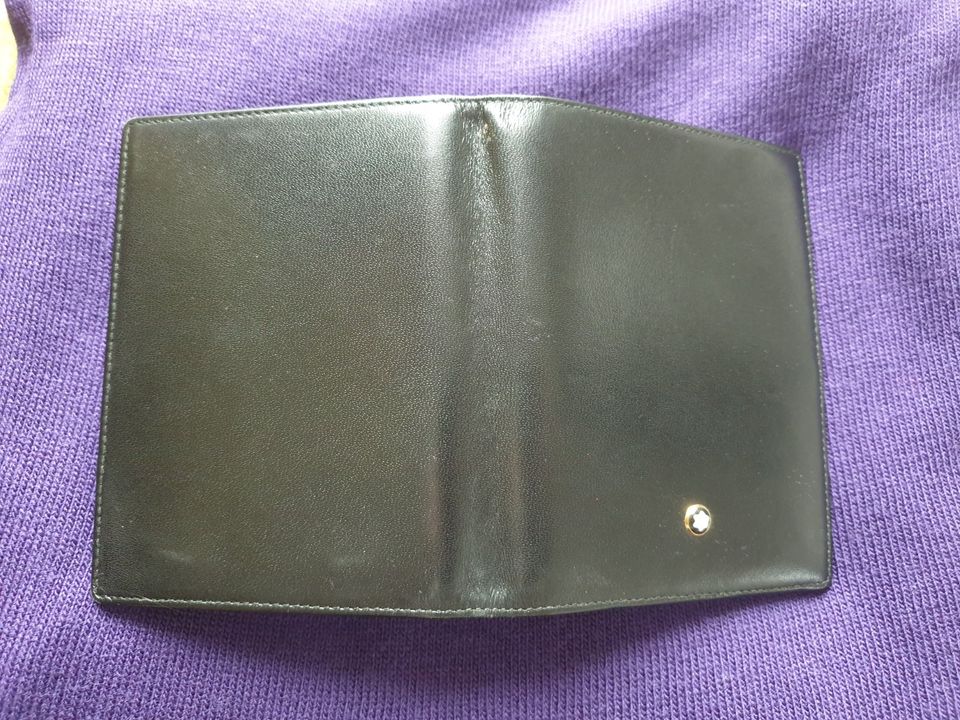 MONTBLANC LEDER ETUI schwarz Kartenetui Palm Computer in Wolfratshausen