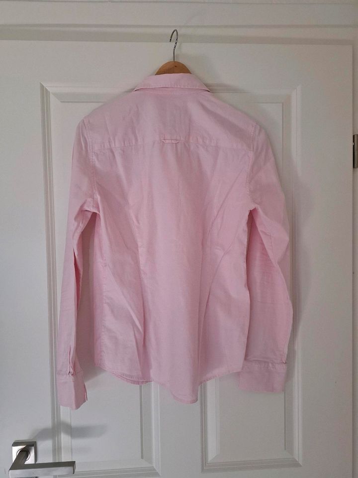 Gant Oxford Bluse Slim Stretch Shirt Rosa 38 in Stelle