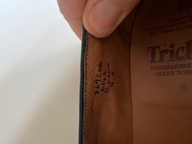 Tricker‘s Tassel Loafer ‚Sloane‘, schwarz, Größe 9 in München