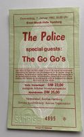 The Police Ticket 7. Januar 1982 Ernst-Merck-Halle Hamburg Hannover - Bothfeld-Vahrenheide Vorschau