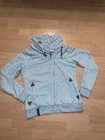 Original Naketano Sweatjacke Hoodie Größe L hellblau meliert Nordrhein-Westfalen - Wipperfürth Vorschau