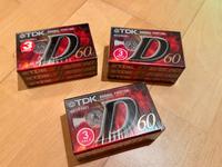 TDK D-60 EB Audio-Kassette (60min) 3x3er Pack OVP Hessen - Wiesbaden Vorschau