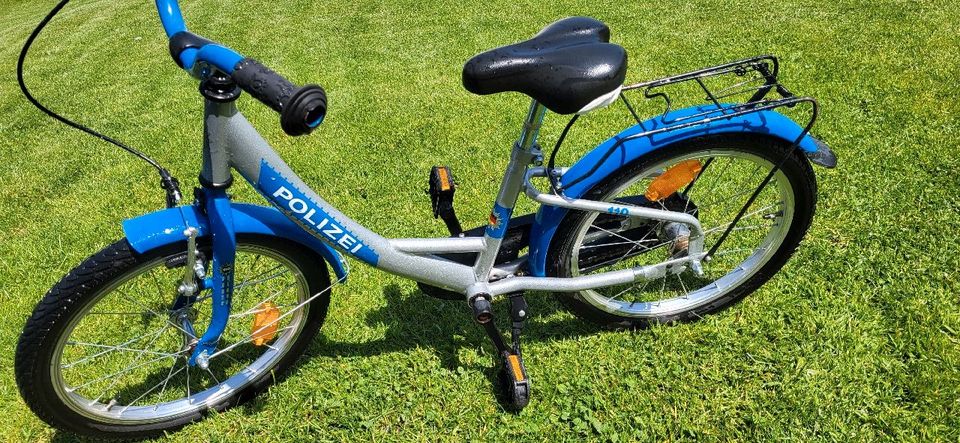 Polizei Kinderfahrrad in Höchstädt a.d. Donau