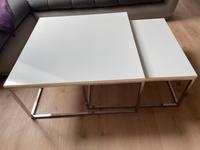 Couchtisch weiß Hochglanz 2er-Set Hessen - Hosenfeld Vorschau