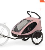 Hauck Fahrrad Anhänger Buggy 2 Kinder Dryk Duo rosa Niedersachsen - Braunschweig Vorschau