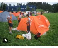 3 Mann Zelt orange + 1 Matte vom Schweizer Gigathlon Event Rheinland-Pfalz - Speyer Vorschau