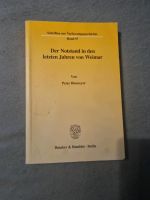 der Notstand in den Letzten Jahren von Weimar Nordrhein-Westfalen - Remscheid Vorschau