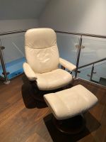 Relax Stressless Sessel Leder mit Fußhocker Brandenburg - Altlandsberg Vorschau