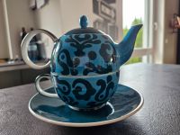 Cha Cult Kännchen Tasse Unterteller blau Tee Kaffe Getränk Essen - Essen-Werden Vorschau