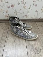 Paul Green Pailetten Glitzer Silber Gr. 9 Gr. 43 high Sneaker Nordrhein-Westfalen - Moers Vorschau