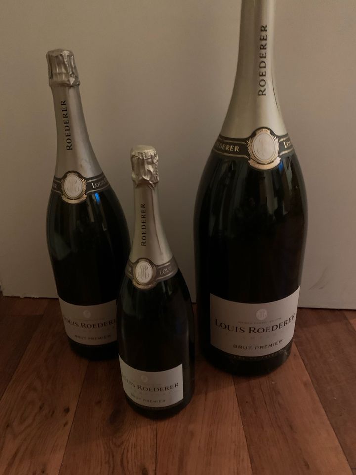 Leere Champagner Dekoflaschen Louis Roederer sehr selten in Schiphorst