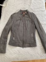 Lederjacke elegante Bikerjacke  SCHYIA  Damen grau Gr. 36 Schleswig-Holstein - Glinde Vorschau