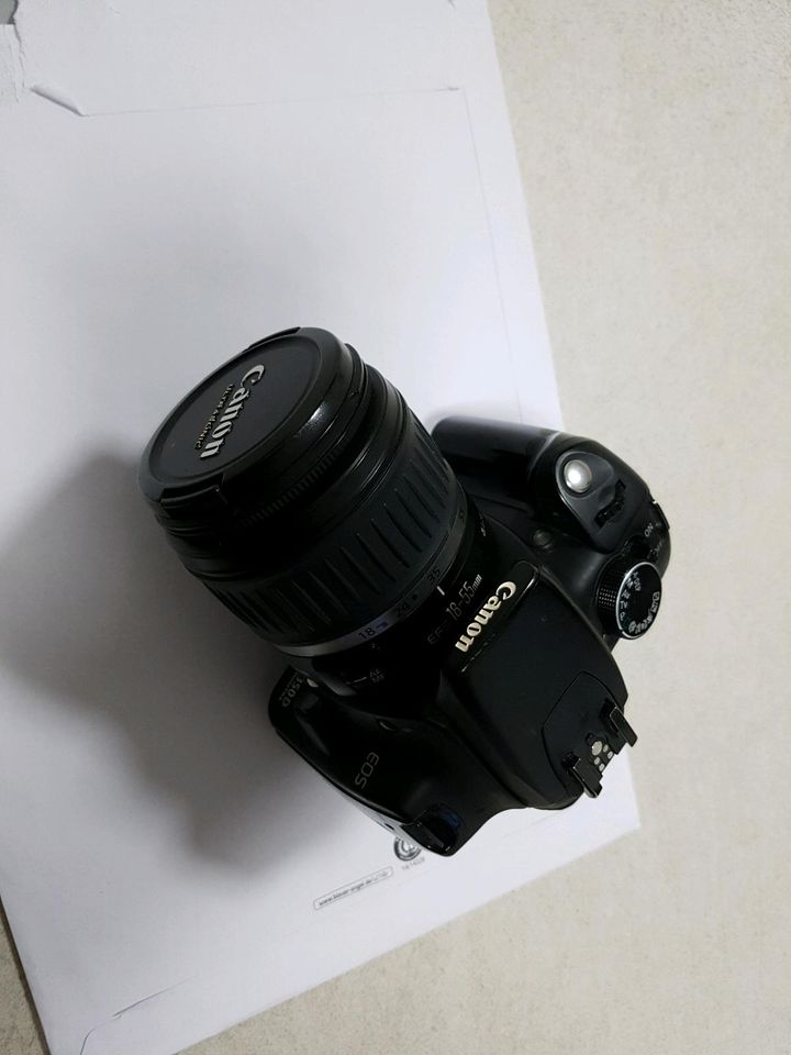 Canon EOS 350D Spiegelreflexkamera mit Zubehör Akku in Plankstadt