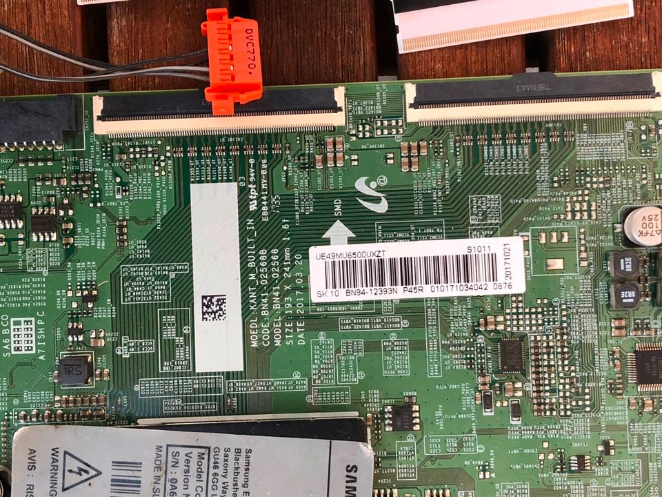 Samsung Main Board BN41-02568B BN94-12393N aus UE49MU6509U in Osnabrück