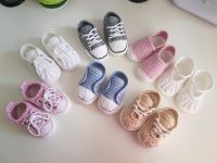 Gehäkelte Babyschuhe  ( 0 - 4 Monate ) Niedersachsen - Oldenburg Vorschau