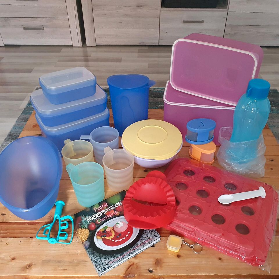 Tupperware Quadro Kanne Tassen Schwingdeckel Rührei Teigfalle ... in Lauta