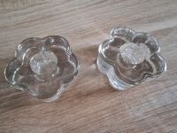 2 Glas Kerzenhalter für Stabkerzen klar Blumen Frühling Nordrhein-Westfalen - Hattingen Vorschau