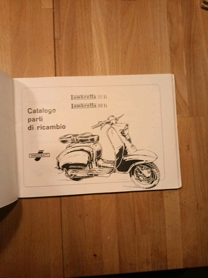 Lambretta LI original Ersatzteilkatalog in Erdweg