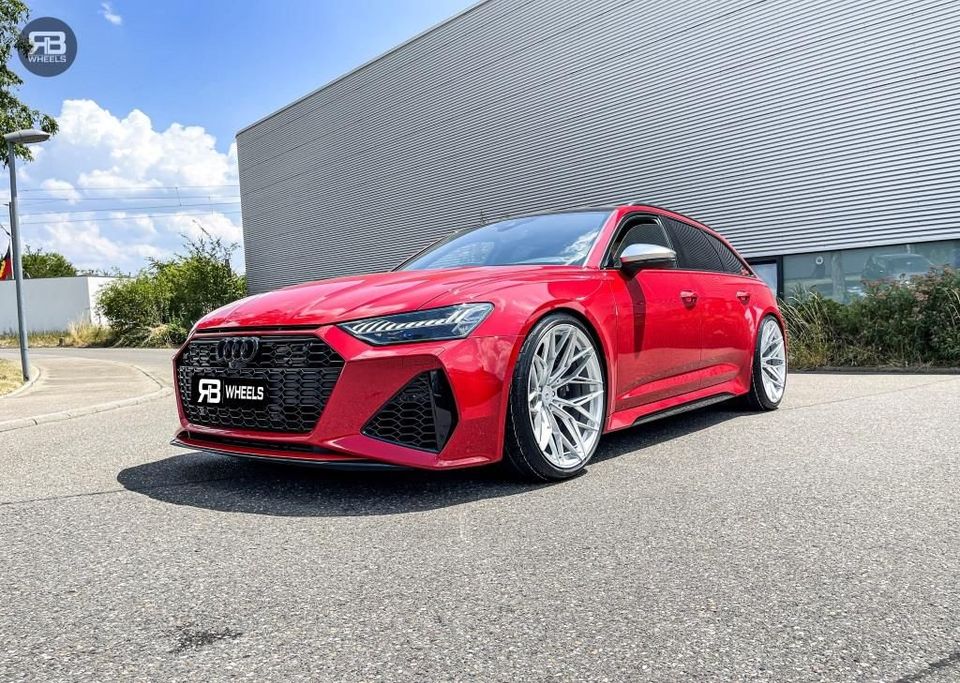 ✅ AUDI RS6 RS7 F2 C8 // "NEU" 4x 11x22 ZOLL FELGEN SATZ #F3406# YIDO PERFORMANCE FORGED+6 CONCAVE FELGENSATZ RÄDER 22ZOLL QUATTRO PERFORMANCE YP RB-WHEELS in Nufringen