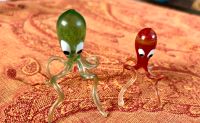 Glasfiguren Octopus rot und grün wahrscheinlich Murano Glas Saarbrücken-Dudweiler - Dudweiler Vorschau