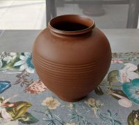 Keramik Vase mit Rillendekor – 60er Jahre Niedersachsen - Rotenburg (Wümme) Vorschau