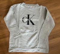 Calvin Klein Original Pullover Gr. M grau Frankfurt am Main - Heddernheim Vorschau