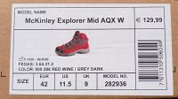 McKinley Wanderschuhe - Wanderstiefel - Gr. 42 - ungetragen OVP Nordrhein-Westfalen - Erkrath Vorschau