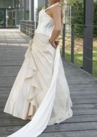 Romantisches Brautkleid Hochzeitskleid 2-teilig Gr S Ivory Creme Baden-Württemberg - Meckenbeuren Vorschau