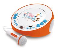 Kinder CD-Spieler / Karaoke-Gerät mit Mikrofon - orange Berlin - Spandau Vorschau