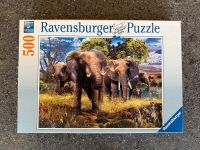 Ravensburger Puzzle 500 Teile - Elefantenfamilie Nordrhein-Westfalen - Viersen Vorschau