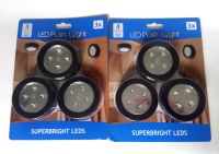 2x3 LED Push-Light - Druckleuchten - Warm White Niedersachsen - Zeven Vorschau