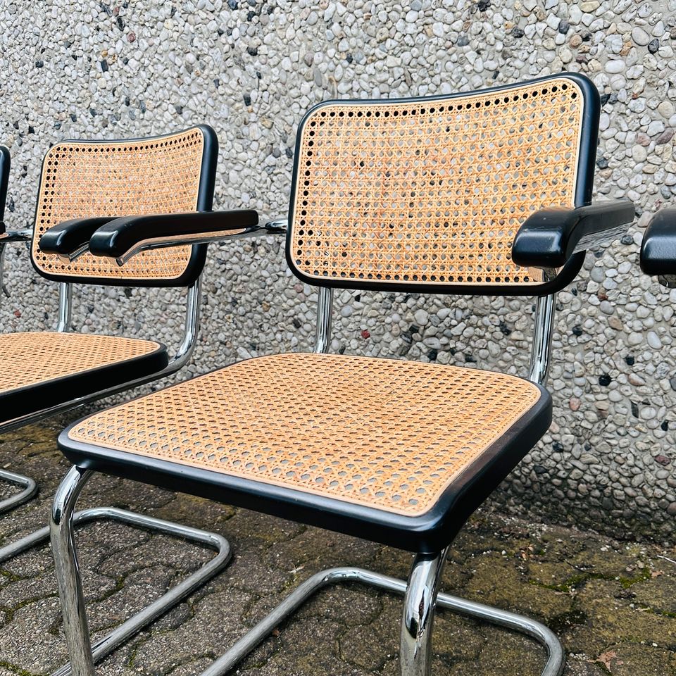 AKTUELLE VERSION! 6x Thonet Freischwinger | Inkl. 19% Mehrwertsteuer! | Marcel Breuer / Mart Stam Design | Designklassiker | S64 Stühle in Düsseldorf