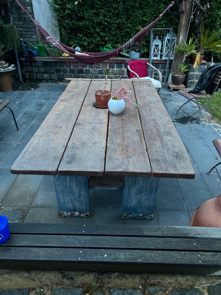 Gerüstbohlen Tisch , Baubohlen  Tisch , Gartentisch in Mönchengladbach